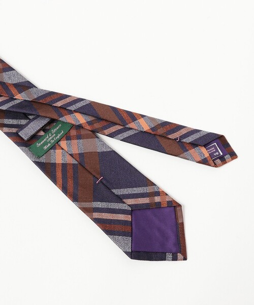 Seaward & Stearn / シルク チェック柄 ネクタイ（ネクタイ）｜BEAMS F