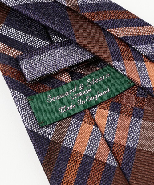 Seaward & Stearn / シルク チェック柄 ネクタイ（ネクタイ）｜BEAMS F