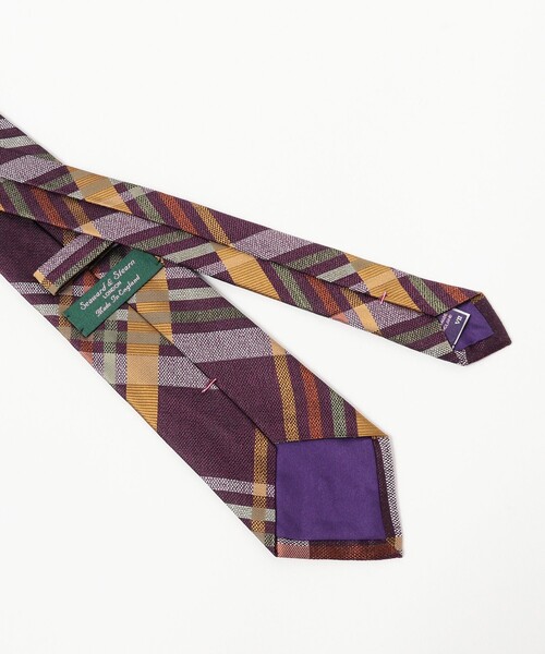 Seaward & Stearn / シルク チェック柄 ネクタイ（ネクタイ）｜BEAMS F
