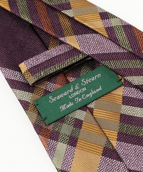 Seaward & Stearn / シルク チェック柄 ネクタイ（ネクタイ）｜BEAMS F