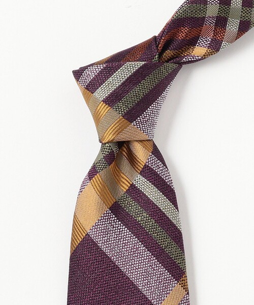 Seaward & Stearn / シルク チェック柄 ネクタイ（ネクタイ）｜BEAMS F