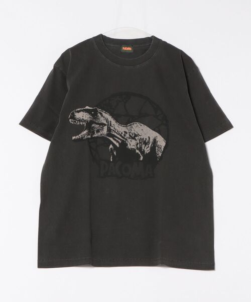 sunny branch（サニーブランチ）の「★PaCoMa/パコマ★Tyranno saurus TEE (ADULT)（Tシャツ/カットソー・メンズ・スミクロ/ライトグレー/オフホワイト/サックスブルー・LARGE）」の3枚目の写真