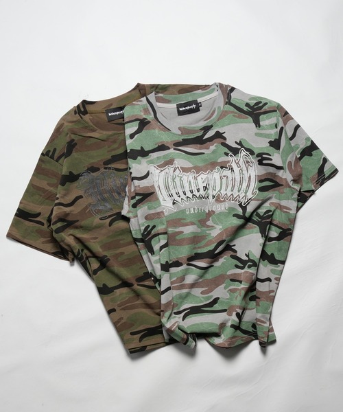 NINE PATH(ナインパス)の「CAMO S/S TEE(Tシャツ/カットソー・メンズ・カーキ/ホワイト・M/L)」の8枚目の写真