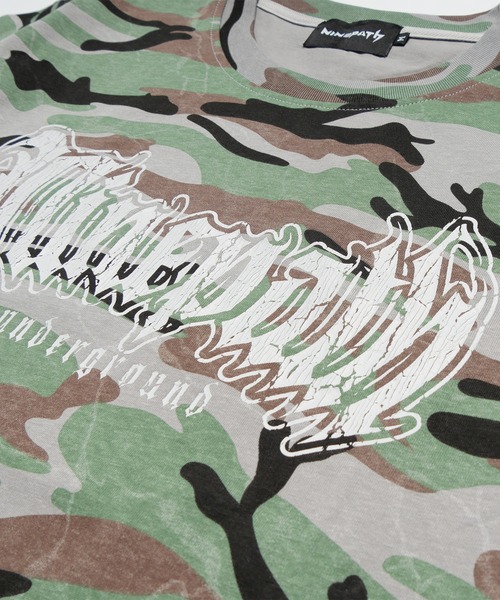 NINE PATH(ナインパス)の「CAMO S/S TEE(Tシャツ/カットソー・メンズ・カーキ/ホワイト・M/L)」の4枚目の写真