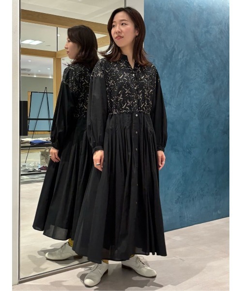 ADIEU TRISTESSE ブラック ロングドレス ワンピース TRISTESSE ADIEU