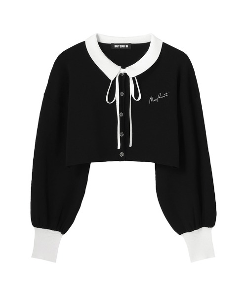 MARY QUANT（マリークワント）の「カーデアンサンブル ワンピース（ワンピース・レディース・ブラック/ホワイト/ネイビー・M）」の14枚目の写真