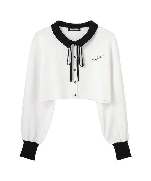 MARY QUANT（マリークワント）の「カーデアンサンブル ワンピース（ワンピース・レディース・ブラック/ホワイト/ネイビー・M）」の6枚目の写真