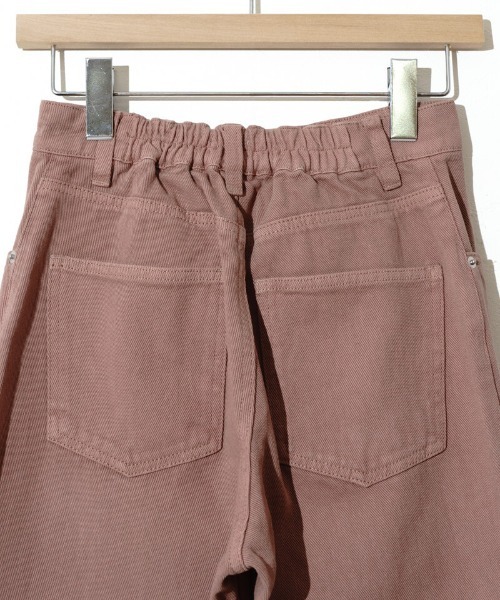 flower（フラワー）の「サニーバギーパンツ3（デニムパンツ・レディース・ピンク/ベージュ/ブラウン・MEDIUM/SMALL）」の9枚目の写真