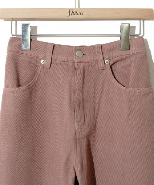 flower（フラワー）の「サニーバギーパンツ3（デニムパンツ・レディース・ピンク/ベージュ/ブラウン・MEDIUM/SMALL）」の10枚目の写真