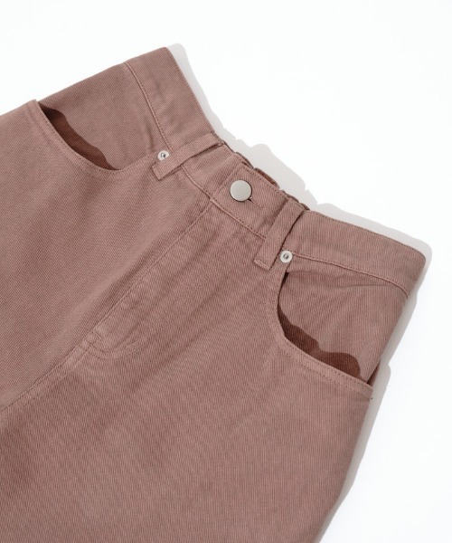 flower（フラワー）の「サニーバギーパンツ3（デニムパンツ・レディース・ピンク/ベージュ/ブラウン・MEDIUM/SMALL）」の11枚目の写真