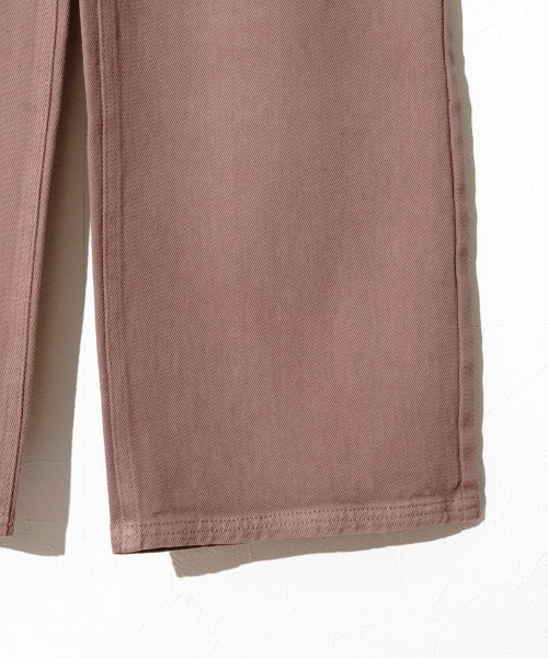 flower（フラワー）の「サニーバギーパンツ3（デニムパンツ・レディース・ピンク/ベージュ/ブラウン・MEDIUM/SMALL）」の14枚目の写真