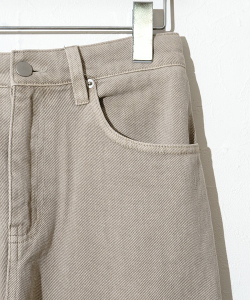 flower（フラワー）の「サニーバギーパンツ3（デニムパンツ・レディース・ピンク/ベージュ/ブラウン・MEDIUM/SMALL）」の19枚目の写真