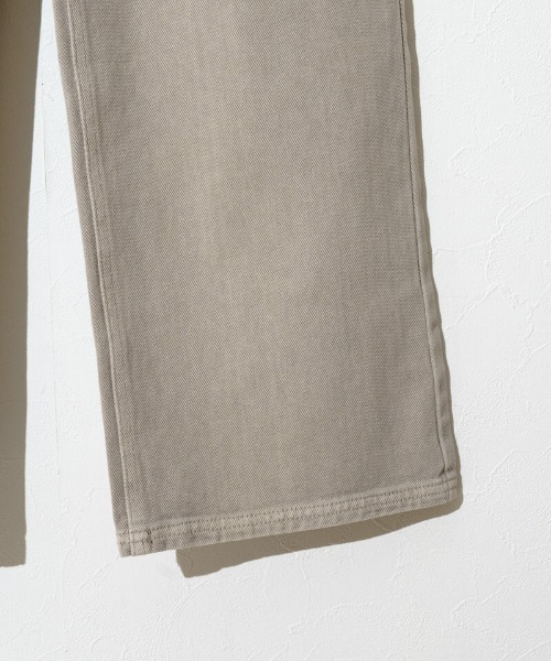 flower（フラワー）の「サニーバギーパンツ3（デニムパンツ・レディース・ピンク/ベージュ/ブラウン・MEDIUM/SMALL）」の20枚目の写真