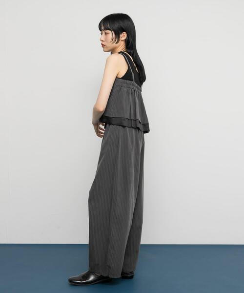 KBF(ケイビーエフ)の「マルチビスチェSETイージーワイドパンツ(ワンピース・レディース・ブラウン系その他/チャコールグレー・ONE)」の20枚目の写真