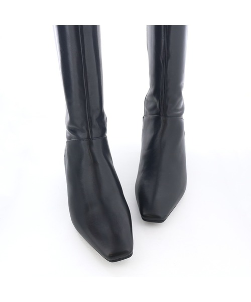 cava cava(サヴァサヴァ)の「防滑│ワイドシャフトロングブーツ 7420205(ブーツ・レディース・ブラック/ダークブラウン・22.5cm/23cm/23.5cm/24cm/24.5cm)」の10枚目の写真