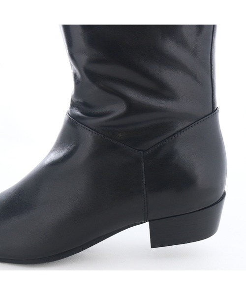 cava cava(サヴァサヴァ)の「防滑│ワイドシャフトロングブーツ 7420205(ブーツ・レディース・ブラック/ダークブラウン・22.5cm/23cm/23.5cm/24cm/24.5cm)」の13枚目の写真