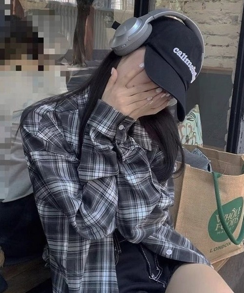 HALEY PESCA（ヘーリーペスカ）の「HALEY PESCA/マルチチェックシャツ（シャツ/ブラウス・レディース・ピンク/ブラウン/ブラック/グリーン/ブルー/レッド/イエロー/オレンジ/ネイビー・FREE）」の21枚目の写真