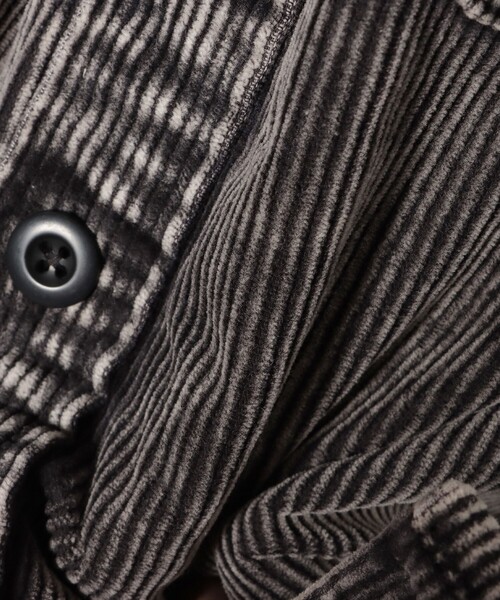 BEAMS HEART（ビームスハート）の「フェード コーデュロイ CPO シャツジャケット（シャツ/ブラウス・メンズ・ブラック/ネイビー・SMALL/LARGE/MEDIUM）」の12枚目の写真