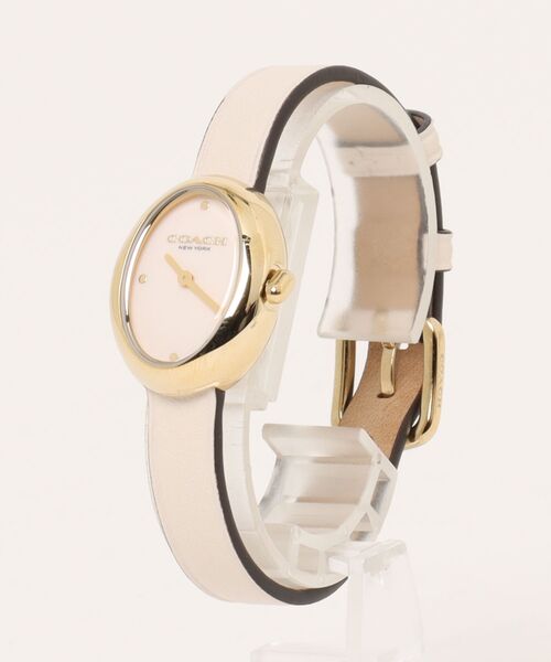 COACH（コーチ）の「サミー ウォッチ・22MM（アナログ腕時計・レディース・ホワイト系その他・ONE）」の5枚目の写真