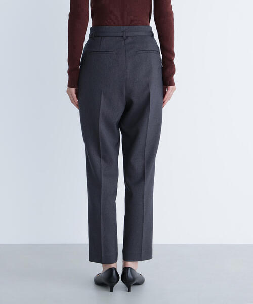 NATURAL BEAUTY BASIC（ナチュラルビューティーベーシック）の「◇ ウーステッドライクツイル SETUP テーパードパンツ（スラックス・レディース・グレー/チャコールグレー/ブラウン・X-SMALL/SMALL/MEDIUM/LARGE）」の20枚目の写真