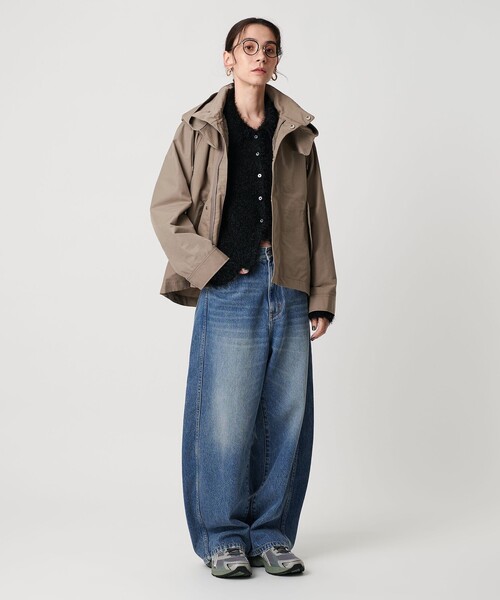 BEAUTY&YOUTH UNITED ARROWS（ビューティーアンドユースユナイテッドアローズ）の「グログラン ライナーベスト フードマウンテンパーカー 3WAY はっ水（マウンテンパーカー・レディース・ブラック/モカ・S/L/M）」の5枚目の写真