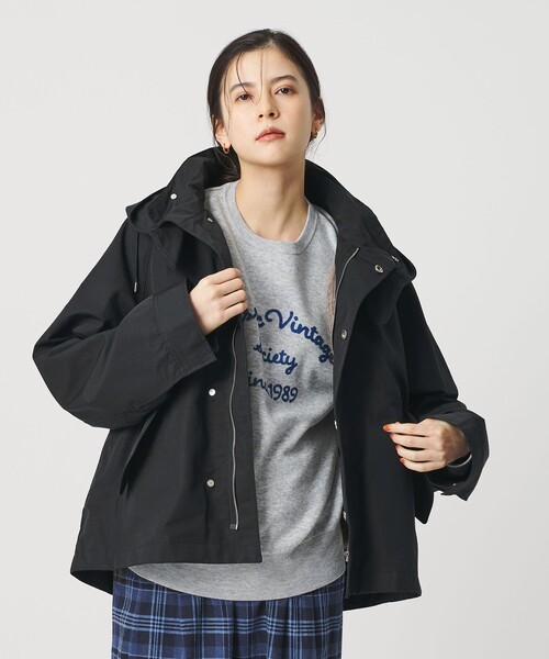 BEAUTY&YOUTH UNITED ARROWS（ビューティーアンドユースユナイテッドアローズ）の「グログラン ライナーベスト フードマウンテンパーカー 3WAY はっ水（マウンテンパーカー・レディース・ブラック/モカ・S/L/M）」の8枚目の写真