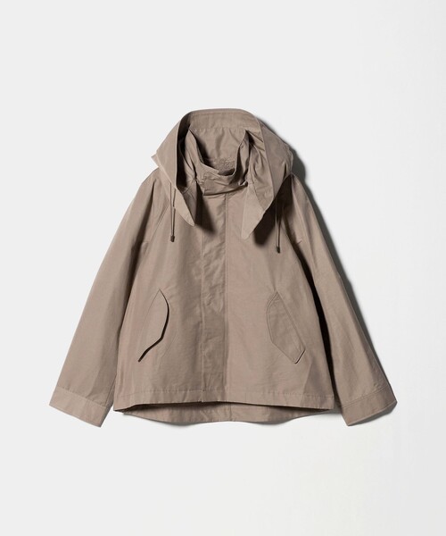 BEAUTY & YOUTH グログランフードライナー マウンテンパーカー S BEAUTY&YOUTH グログランフードライナーマウンテンパーカー S