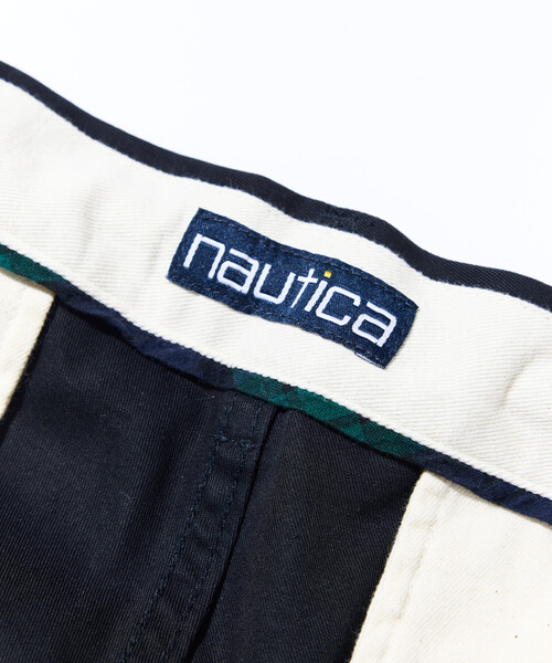 NAUTICA（ノーティカ）の「NAUTICA/ノーティカ ヴィンテージライク レギュラーシルエット ツータック チノトラウザー（チノパンツ・メンズ・オフホワイト/ブラック/グリーン/ベージュ/ネイビー・X-LARGE/SMALL/LARGE/MEDIUM）」の11枚目の写真