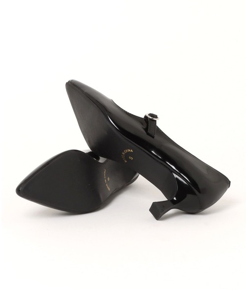 R&E（アールアンドイー）の「【25AW新作】【R&E】wee willie ウェーヴカッティングワンストラップポインテッドトゥパンプス（パンプス・レディース・グレー系/ブラック/ワイン・S/M/L/LL）」の5枚目の写真