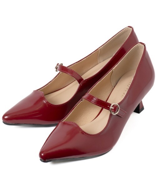 R&E（アールアンドイー）の「【25AW新作】【R&E】wee willie ウェーヴカッティングワンストラップポインテッドトゥパンプス（パンプス・レディース・グレー系/ブラック/ワイン・S/M/L/LL）」の8枚目の写真