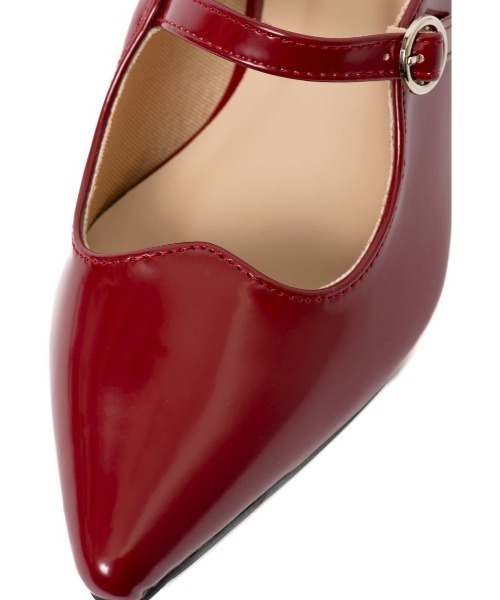 R&E（アールアンドイー）の「【25AW新作】【R&E】wee willie ウェーヴカッティングワンストラップポインテッドトゥパンプス（パンプス・レディース・グレー系/ブラック/ワイン・S/M/L/LL）」の16枚目の写真