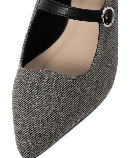 R&E（アールアンドイー）の「【25AW新作】【R&E】wee willie ウェーヴカッティングワンストラップポインテッドトゥパンプス（パンプス・レディース・グレー系/ブラック/ワイン・S/M/L/LL）」の17枚目の写真