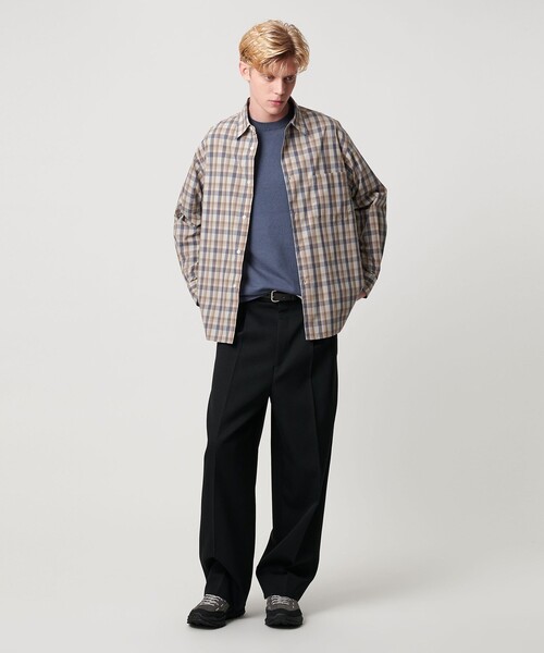 BEAUTY&YOUTH UNITED ARROWS（ビューティーアンドユースユナイテッドアローズ）の「ファイン トラッド チェック レギュラー シャツ FORM型（シャツ/ブラウス・メンズ・クリーム/ベージュ・S/L/XL/M）」の17枚目の写真