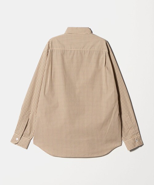 BEAUTY&YOUTH UNITED ARROWS（ビューティーアンドユースユナイテッドアローズ）の「ファイン トラッド チェック レギュラー シャツ FORM型（シャツ/ブラウス・メンズ・クリーム/ベージュ・S/L/XL/M）」の6枚目の写真