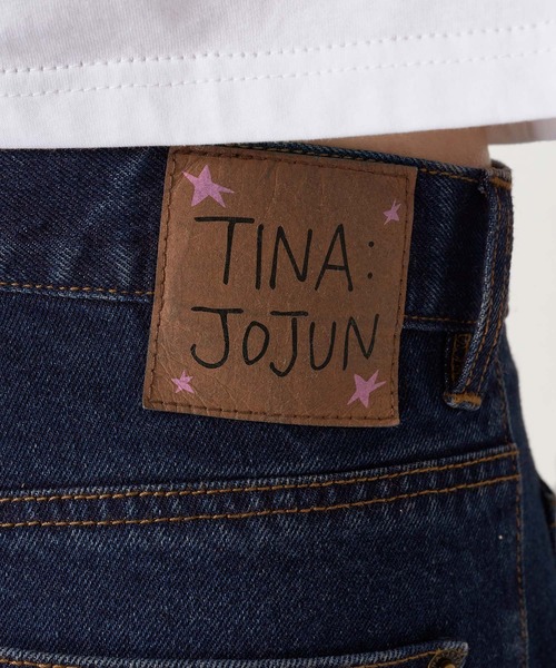 TINA:JOJUN(ティーナジョジュン)の「オーバーサイズ ハーフデニムパンツ TINA:JOJUN(デニムパンツ・レディース・ブルー/インディゴブルー・S/M)」の18枚目の写真