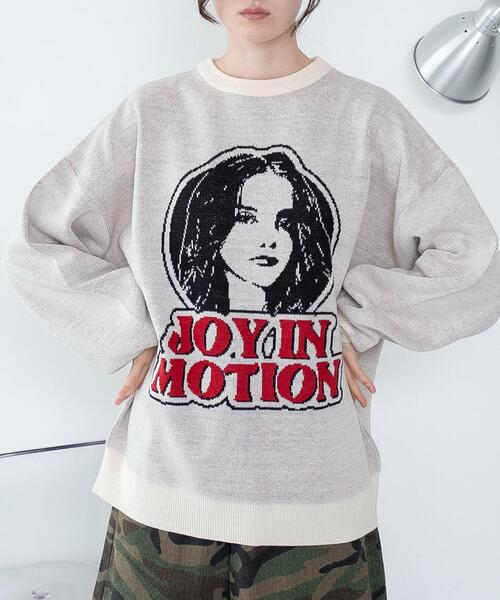WEGO（ウィゴー）の「WEGO/グラフィックニットBIGプルオーバー（ニット/セーター・レディース・その他8/その他10/その他13/その他1/その他2/その他3/その他5/その他11/その他6/その他14/その他4/その他7/その他9/その他12・FREE）」の4枚目の写真