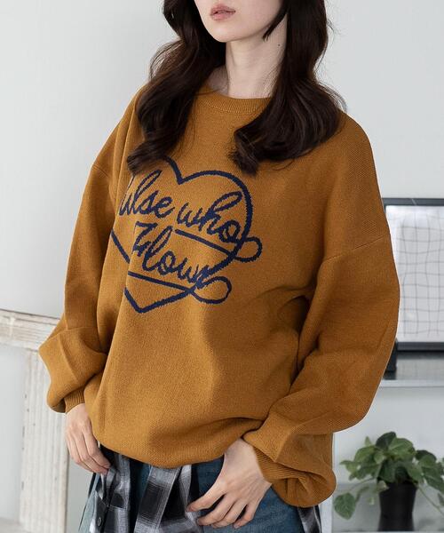 WEGO（ウィゴー）の「WEGO/グラフィックニットBIGプルオーバー（ニット/セーター・レディース・その他8/その他10/その他13/その他1/その他2/その他3/その他5/その他11/その他6/その他14/その他4/その他7/その他9/その他12・FREE）」の14枚目の写真