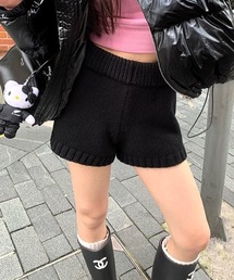 SHEENA(シーナ)のニットショートパンツ(その他パンツ)