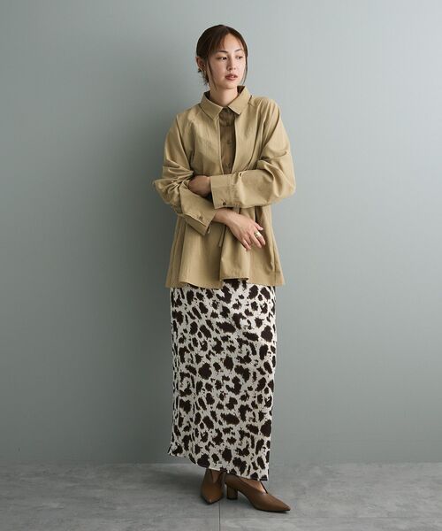 CRAFT STANDARD BOUTIQUE（クラフトスタンダードブティック）の「レイヤードライクシャツ（シャツ/ブラウス・レディース・ベージュ/ネイビー/チャコールグレー・FREE）」の13枚目の写真