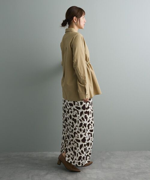 CRAFT STANDARD BOUTIQUE（クラフトスタンダードブティック）の「レイヤードライクシャツ（シャツ/ブラウス・レディース・ベージュ/ネイビー/チャコールグレー・FREE）」の5枚目の写真