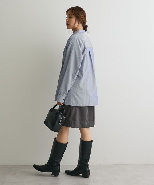 CRAFT STANDARD BOUTIQUE（クラフトスタンダードブティック）の「レイヤードライクシャツ（シャツ/ブラウス・レディース・ベージュ/ネイビー/チャコールグレー・FREE）」の21枚目の写真