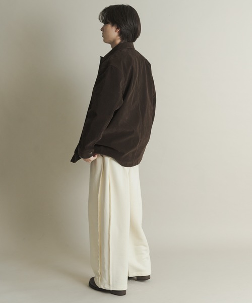 SENSE OF PLACE by URBAN RESEARCH（センスオブプレイスバイアーバンリサーチ）の「F/Sジャケット（その他アウター・メンズ・ベージュ/ダークブラウン・MEDIUM/LARGE）」の10枚目の写真