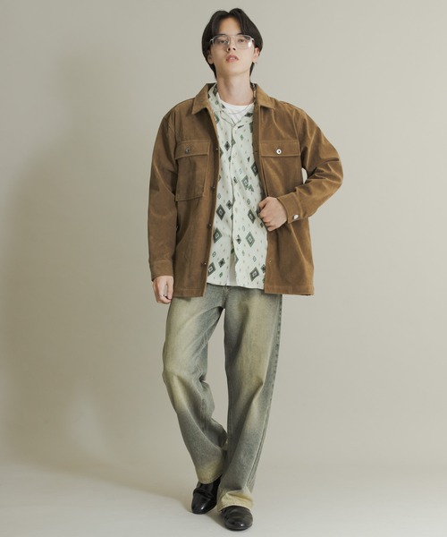 SENSE OF PLACE by URBAN RESEARCH（センスオブプレイスバイアーバンリサーチ）の「F/Sジャケット（その他アウター・メンズ・ベージュ/ダークブラウン・MEDIUM/LARGE）」の15枚目の写真