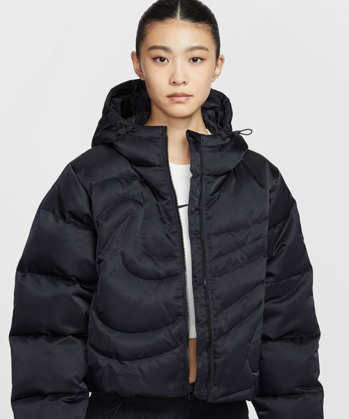 00s NIKE ナイキ ダウンジャケット ブラック M スウッシュ 00s NIKE ナイキ ダウンジャケット ブラック M スウッシュ NIKE