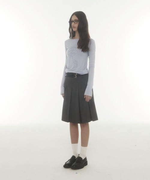 Midnight Move(ミッドナイトムーブ)の「Midnight Move/2ベルトスカート(スカート・レディース・ブラウン/グレー・SMALL)」の13枚目の写真