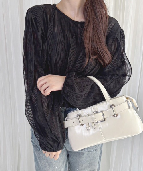 frunco（フランコ）の「【ZOZO限定】フリルニットブラウス（シャツ/ブラウス・レディース・ベージュ/ブラック/ホワイト・FREE）」の10枚目の写真