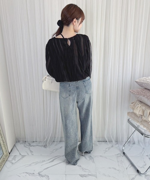 frunco（フランコ）の「【ZOZO限定】フリルニットブラウス（シャツ/ブラウス・レディース・ベージュ/ブラック/ホワイト・FREE）」の13枚目の写真