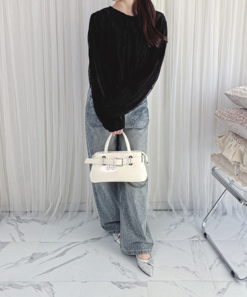 frunco（フランコ）の「【ZOZO限定】フリルニットブラウス（シャツ/ブラウス・レディース・ベージュ/ブラック/ホワイト・FREE）」の12枚目の写真
