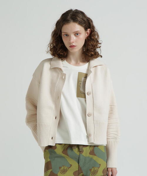 直営店限定》GARMENTDYED CARDIGAN（カーディガン/ボレロ）｜AVIREX