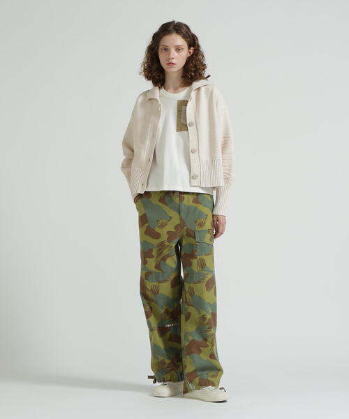 AVIREX(アヴィレックス)の「《直営店限定》GARMENTDYED CARDIGAN(カーディガン/ボレロ・レディース・パープル/アイボリー/チャコールグレー・F)」の9枚目の写真